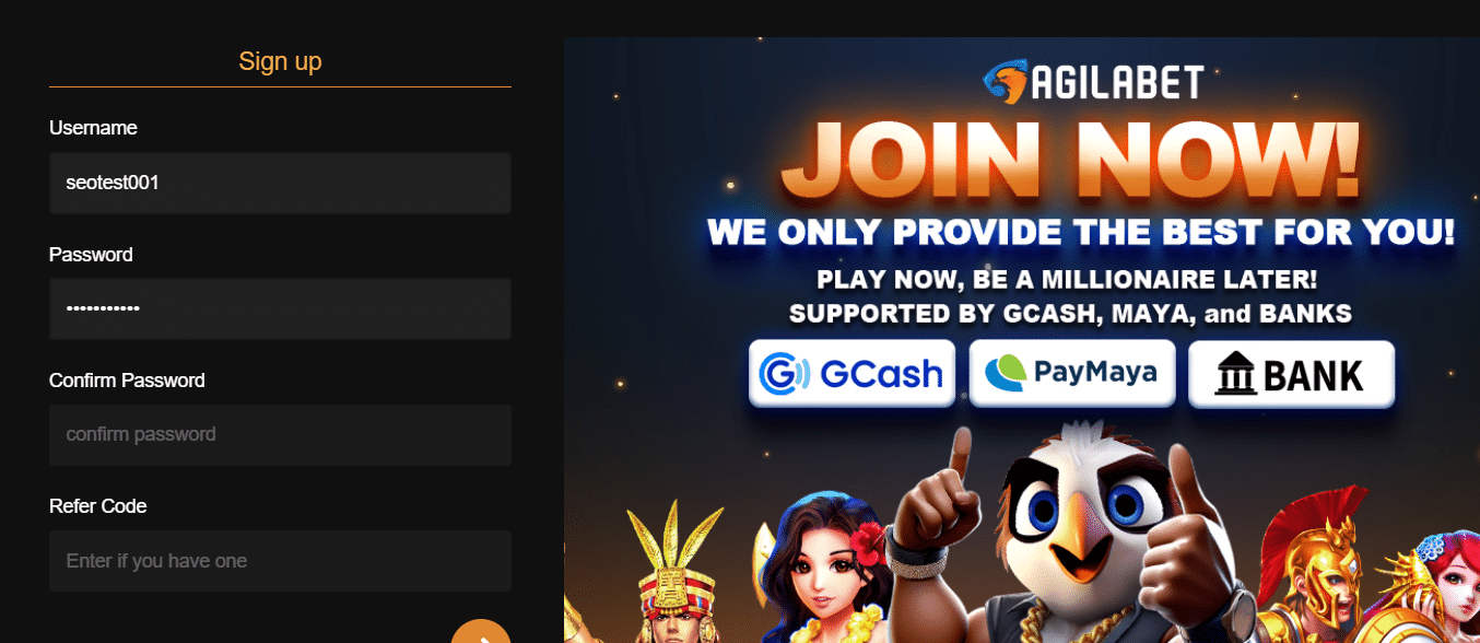 signup