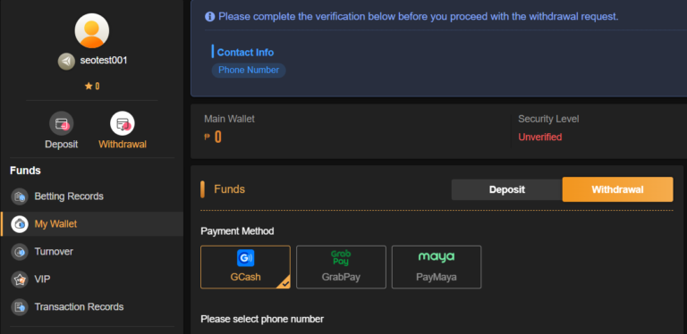 Withdraw